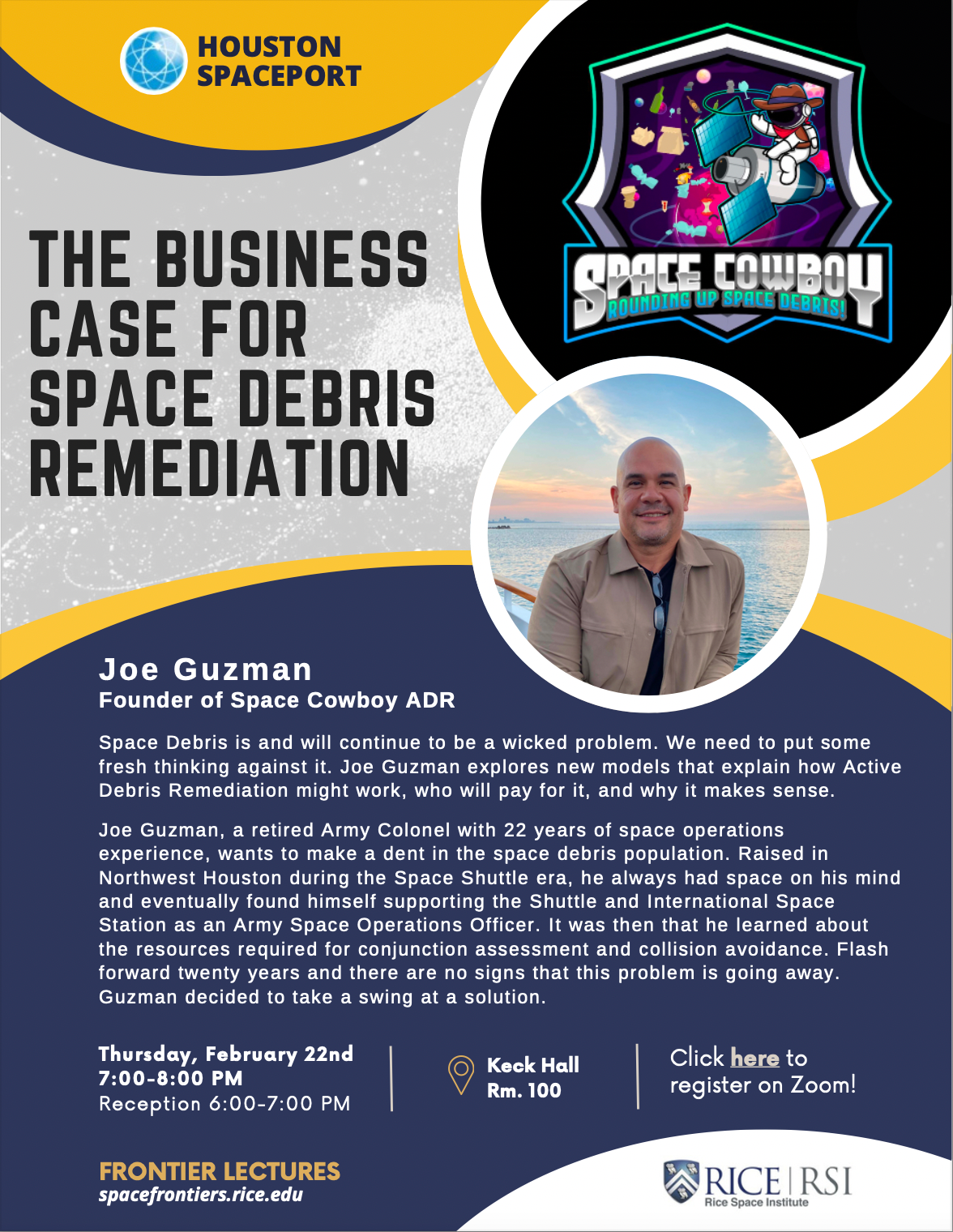 Joe Guzman Spaceport Lecture Flyer