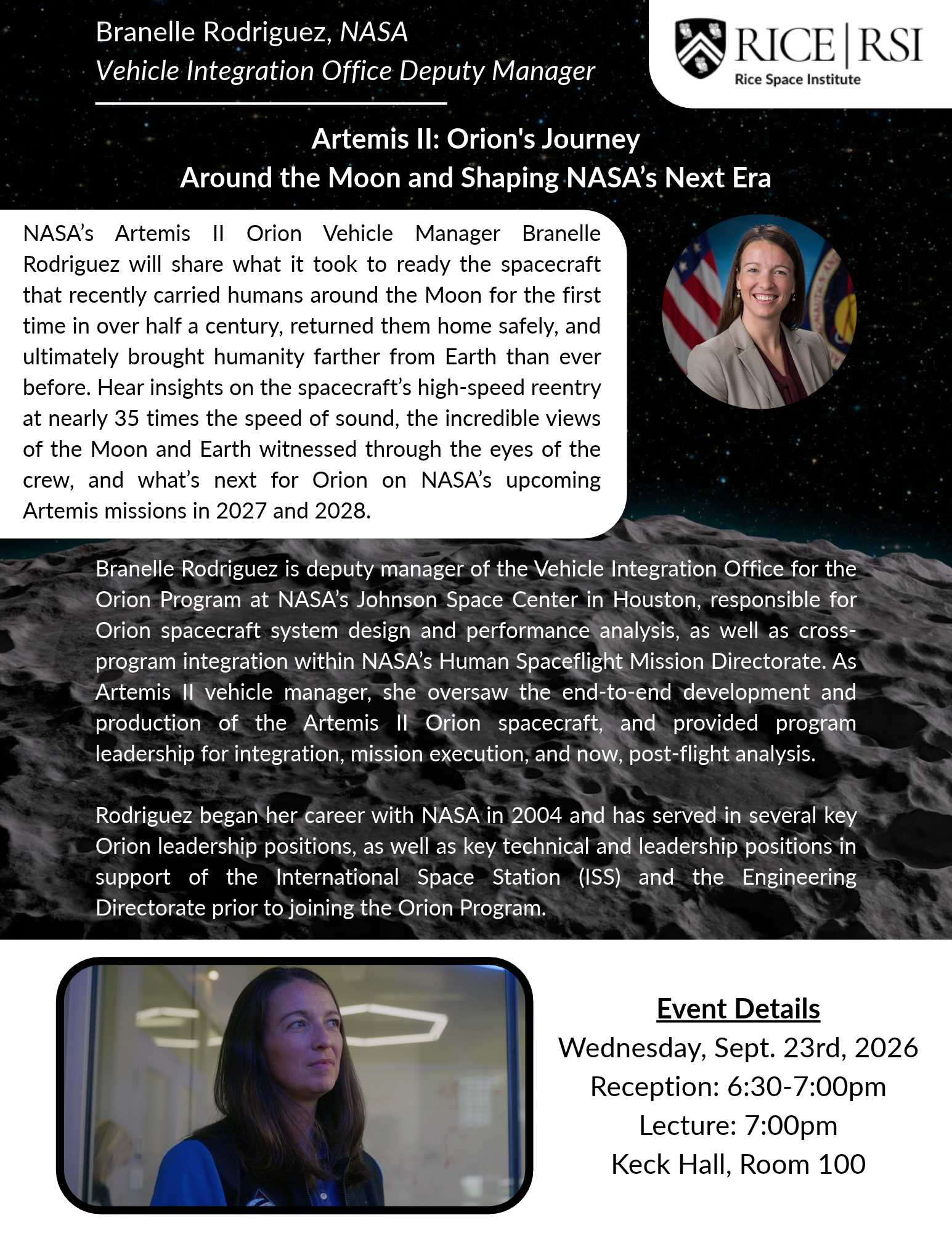 Branelle Rodriguez RSI Event Flyer